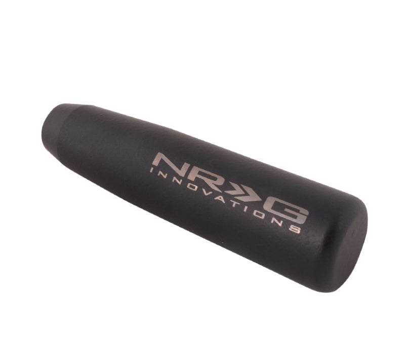 Load image into Gallery viewer, NRG Universal Short Shifter Knob - 5in. Length / Heavy Weight 1.27Lbs. - Black Wrinkle Finish
