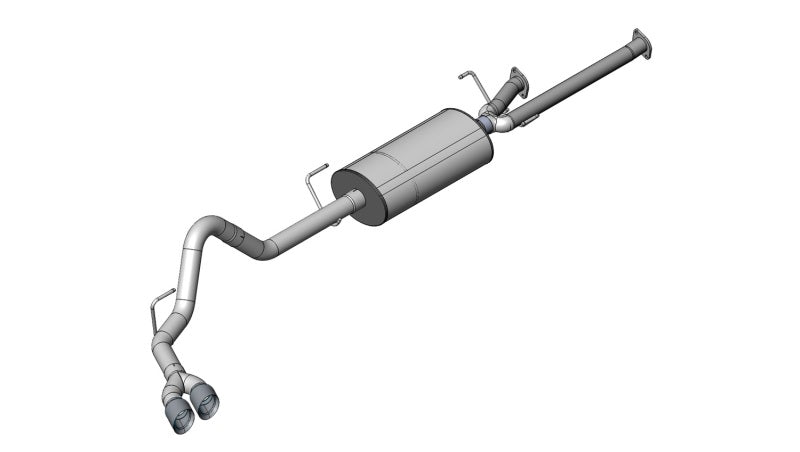 Load image into Gallery viewer, Corsa 11-14 Toyota Tundra Double Cab/Crew Max 5.7L V8 Polished Sport Cat-Back Exhaust
