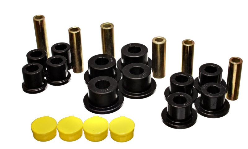 Load image into Gallery viewer, Energy Suspension 02-05 Dodge Ram 1500 2WD Black Rear Leaf Spring Bushing Set
