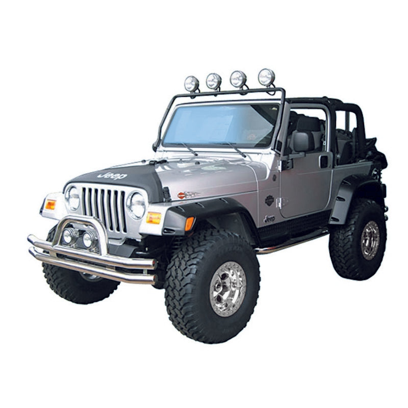 Load image into Gallery viewer, Rugged Ridge 97-06 Jeep Wrangler TJ Black Full Frame Light Bar
