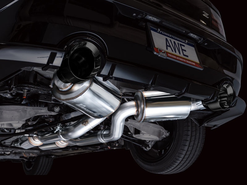 Load image into Gallery viewer, AWE 2023 Nissan Z RZ34 RWD Touring Edition Catback Exhaust System w/ Diamond Black Tips
