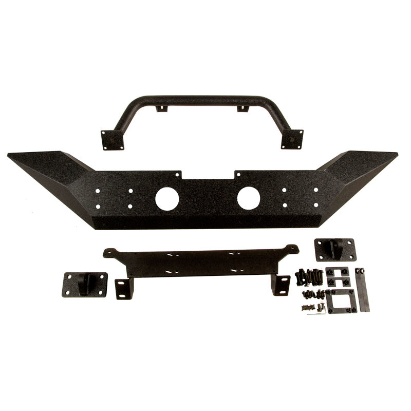 Load image into Gallery viewer, Rugged Ridge Spartan Front Bumper HCE W/Overrider 07-18 Jeep Wrangler JK
