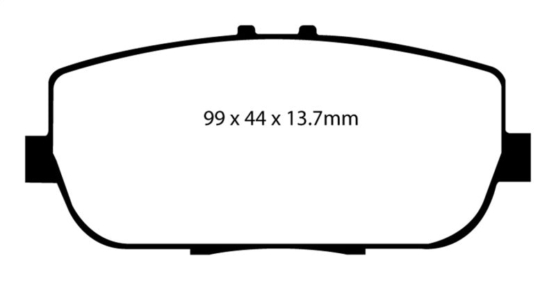 Load image into Gallery viewer, EBC 06-15 Mazda Miata MX5 2.0 Redstuff Rear Brake Pads
