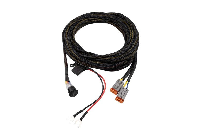 Load image into Gallery viewer, Diode Dynamics Light Duty Dual Output 3-way 4-pin Wiring Harness
