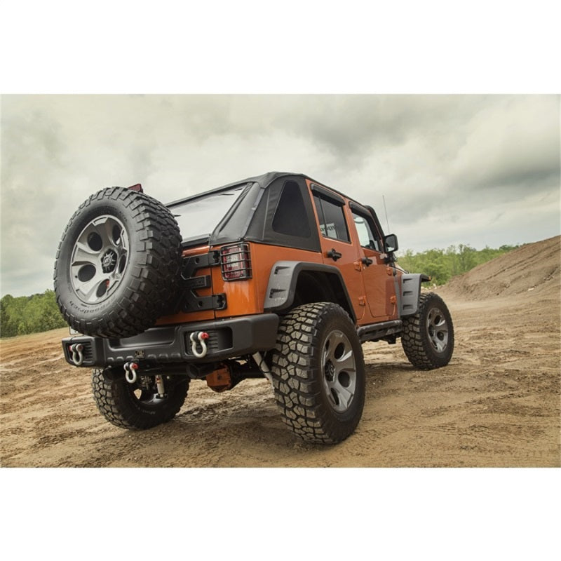 Load image into Gallery viewer, Rugged Ridge Bowless Soft Top Black Diamond 4-Door 07-18 Jeep Wrangler JK
