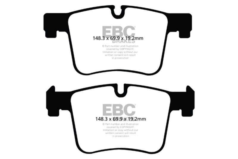 Load image into Gallery viewer, EBC 11+ BMW X3 2.0 Turbo (F25) Yellowstuff Front Brake Pads
