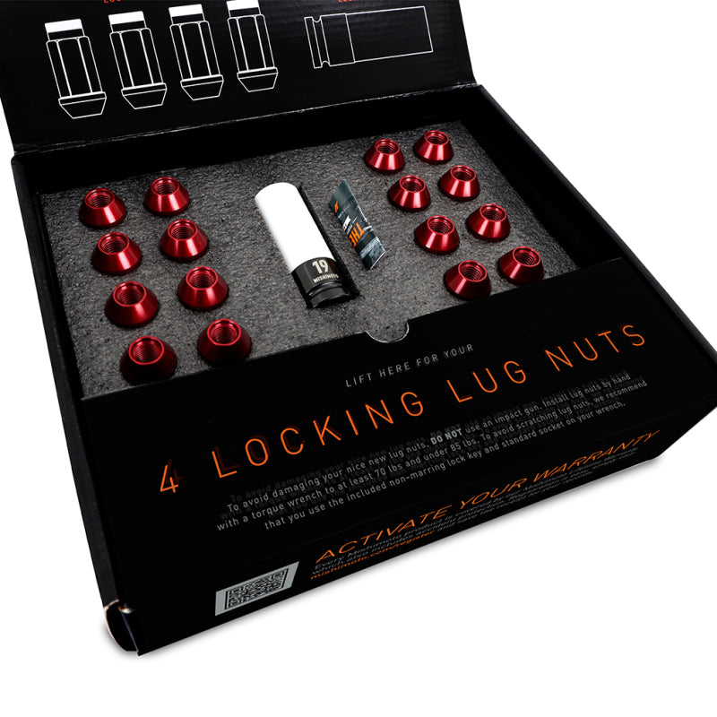 Load image into Gallery viewer, Mishimoto Aluminum Locking Lug Nuts M12x1.25 20pc Set Blue
