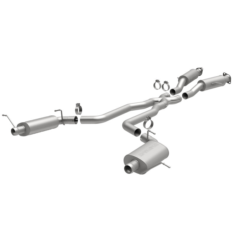 Load image into Gallery viewer, MagnaFlow 12 Jeep Grand Cherokee V8 6.4L Dual Split Rear Exit Stainless Cat Back Performance Exhaust
