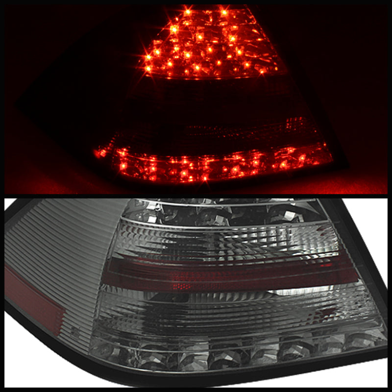 Load image into Gallery viewer, Spyder Mercedes Benz W203 C-Class 05-07 4DR Sedan LED Tail Lights Smoke ALT-YD-MBZC05-LED-SM
