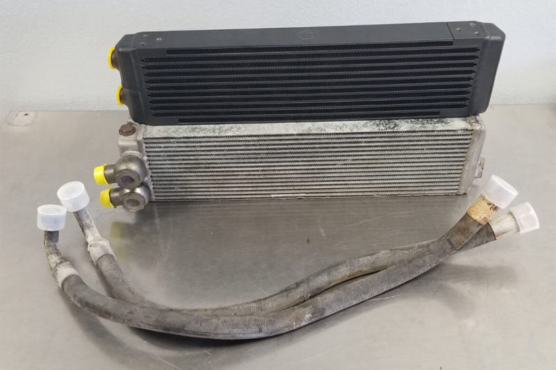 Load image into Gallery viewer, CSF Universal Dual-Pass Oil Cooler (RS Style) - M22 x 1.5 - 24in L x 5.75in H x 2.16in W

