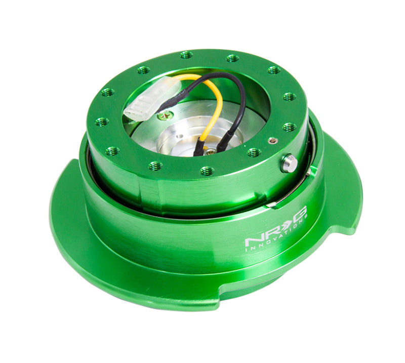 Load image into Gallery viewer, NRG Quick Release Kit Gen 2.5 - Green Body / Titanium Chrome Ring
