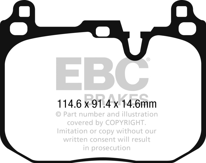 Load image into Gallery viewer, EBC 2015+ Mini Cooper John Cooper Works Redstuff Front Brake Pads
