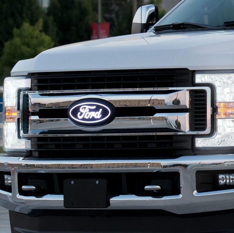 Load image into Gallery viewer, Putco 17-19 Ford SuperDuty Front Luminix Ford LED Emblem - w/ Camera CutOut
