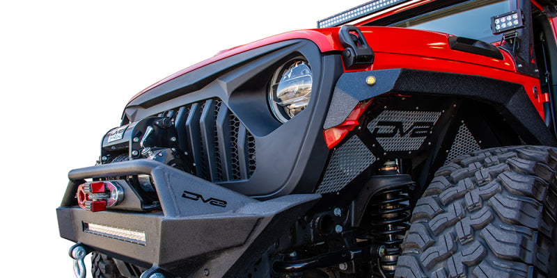 Load image into Gallery viewer, DV8 Offroad 2018+ Jeep JL/ Gladiator Angry Grill
