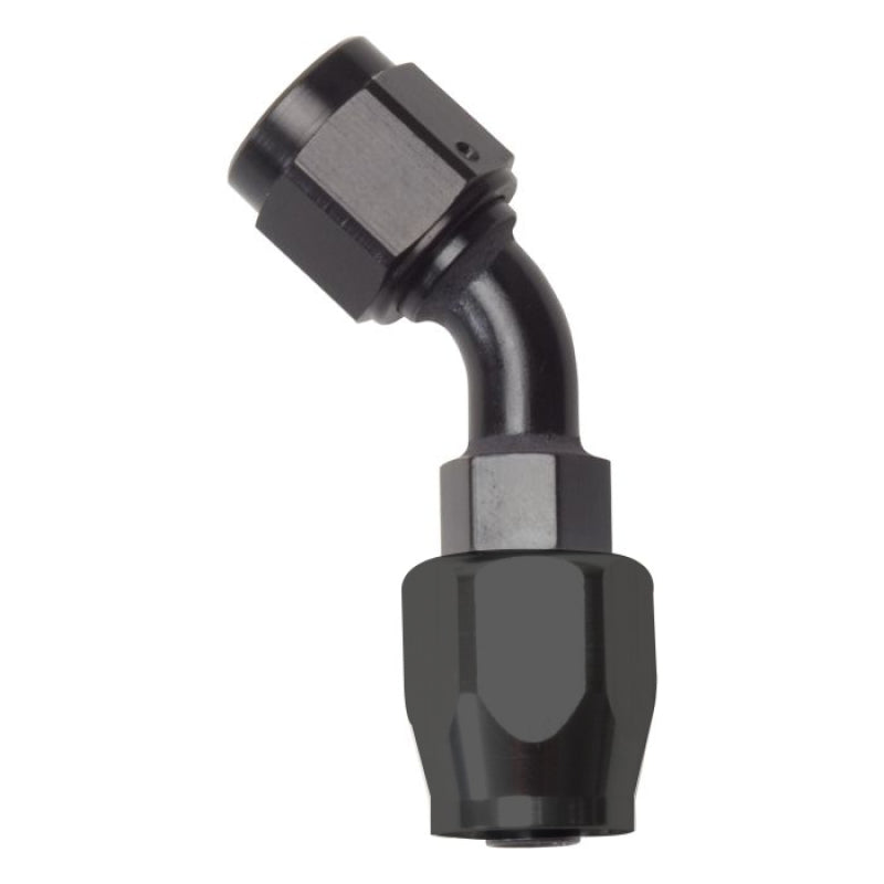 Load image into Gallery viewer, Russell Performance -6 AN Black 45 Degree Full Flow Hose End
