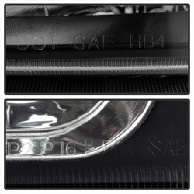 Load image into Gallery viewer, Xtune Chevy Silverado 2500HD 03-06 Crystal Headlights w/ Bumper Lights Black HD-JH-CSIL03-AM-BK-SET
