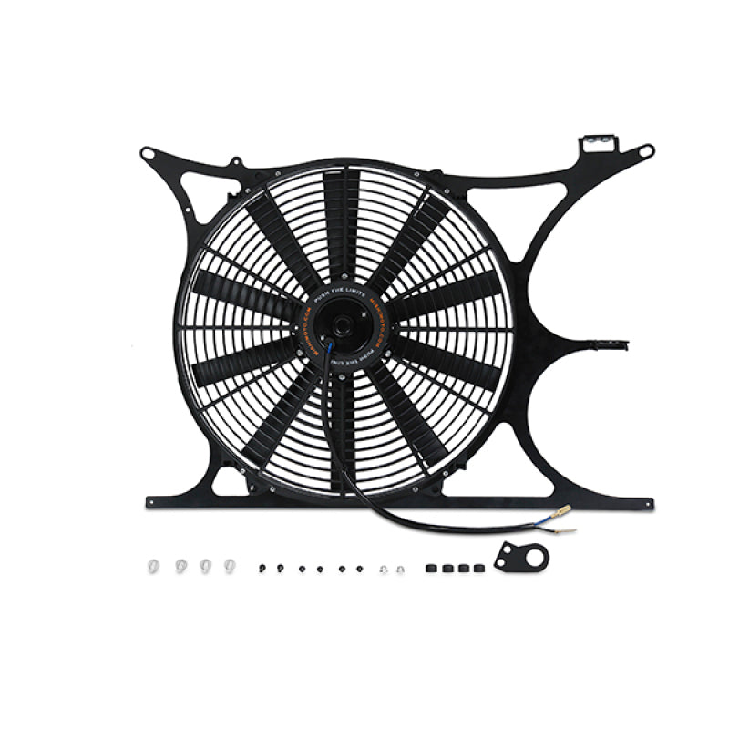 Load image into Gallery viewer, Mishimoto 92-99 BMW E36 Performance Alum. Fan Shroud Kit w/Elec. Fan Controller (NPT &amp; Probe Incl.)
