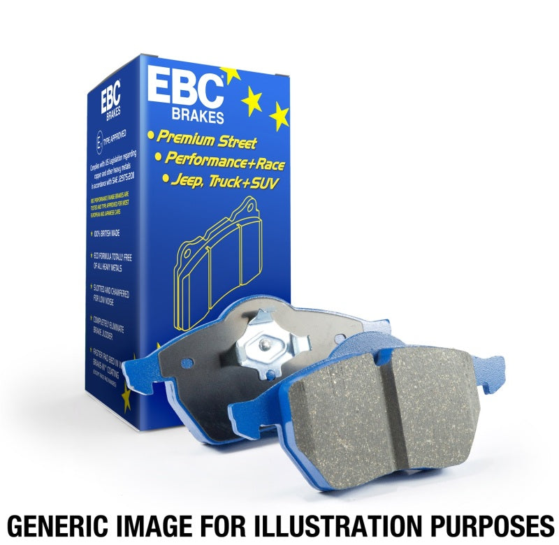 Load image into Gallery viewer, EBC 96-00 Lotus Esprit Turbo 2.0 Turbo GT3 Bluestuff Front Brake Pads

