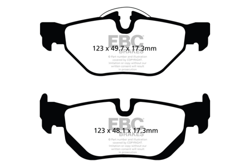 Load image into Gallery viewer, EBC 13+ BMW X1 2.0 Turbo (28i) Redstuff Rear Brake Pads
