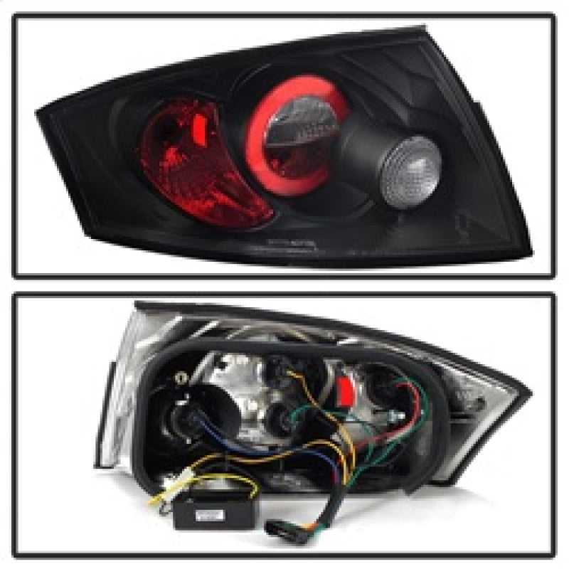 Load image into Gallery viewer, Spyder Audi TT 00-06 Euro Style Tail Lights Black ALT-YD-ATT99-BK
