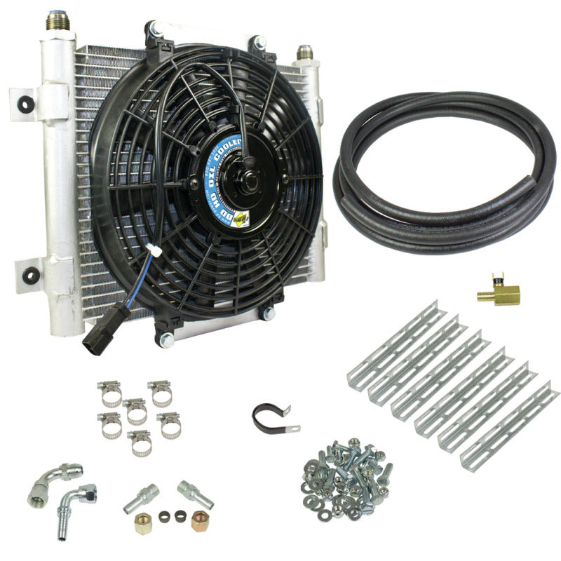 Load image into Gallery viewer, BD Diesel Xtruded Trans Oil Cooler - 1/2 inch Cooler Lines
