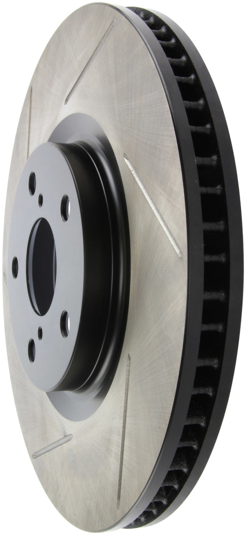 Load image into Gallery viewer, StopTech Power Slot 5/93-98 Supra Turbo Front Right SportStop Slotted Rotor
