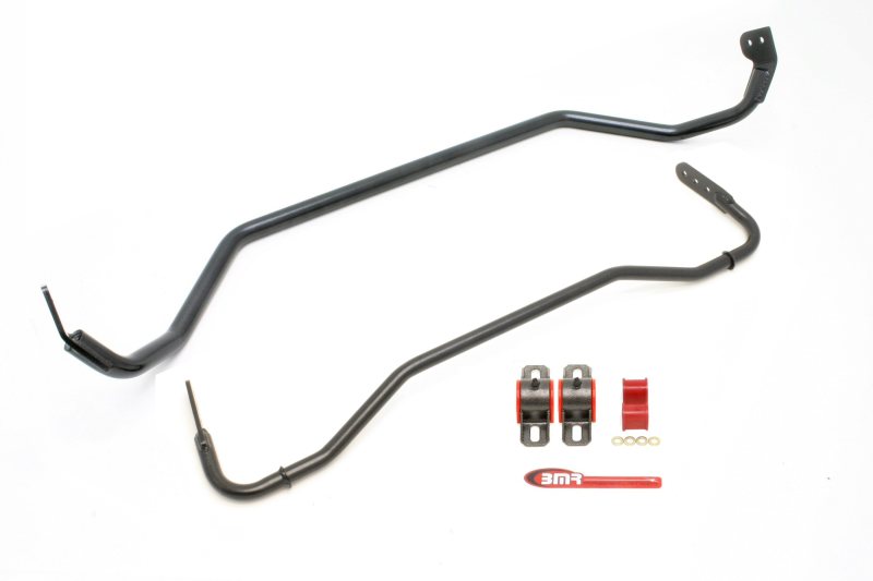 Load image into Gallery viewer, BMR 08-09 Pontiac G8 Front &amp; Rear Sway Bar Kit w/ Bushings - Black Hammertone
