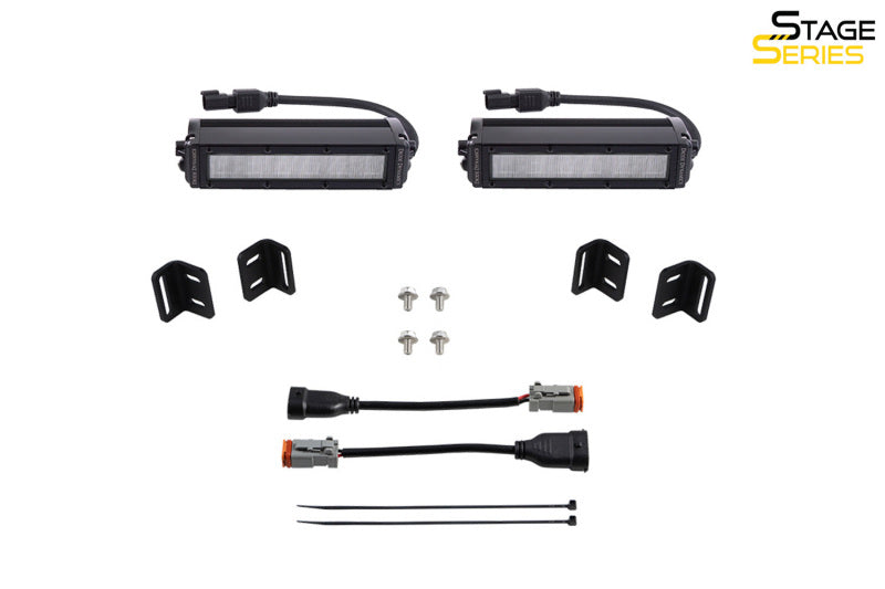 Load image into Gallery viewer, Diode Dynamics 2022 Toyota Tundra SS6 LED Fog Light Kit - White Wide
