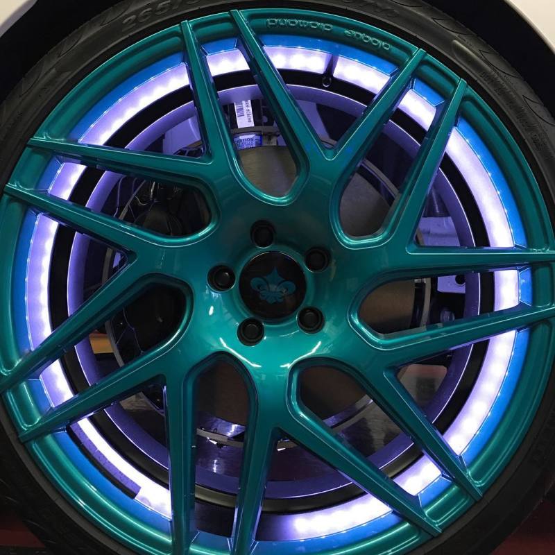 Load image into Gallery viewer, Oracle LED Illuminated Wheel Rings - Double LED - White
