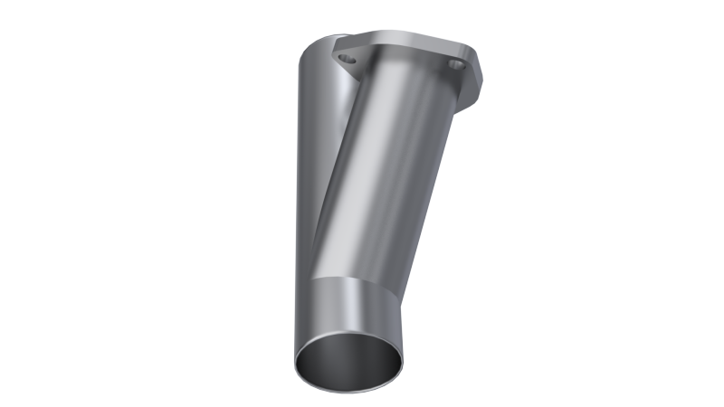Load image into Gallery viewer, QTP 2.5in Weld-On QTEC Exhaust Cutout Y-Pipe
