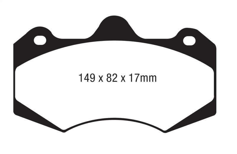 Load image into Gallery viewer, EBC AP Racing Caliper CP7040 Yellowstuff Brake Pads
