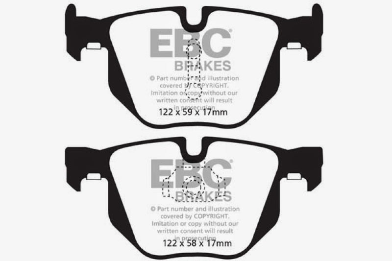 Load image into Gallery viewer, EBC 10-14 BMW X5 3.0 Turbo (35) Redstuff Rear Brake Pads

