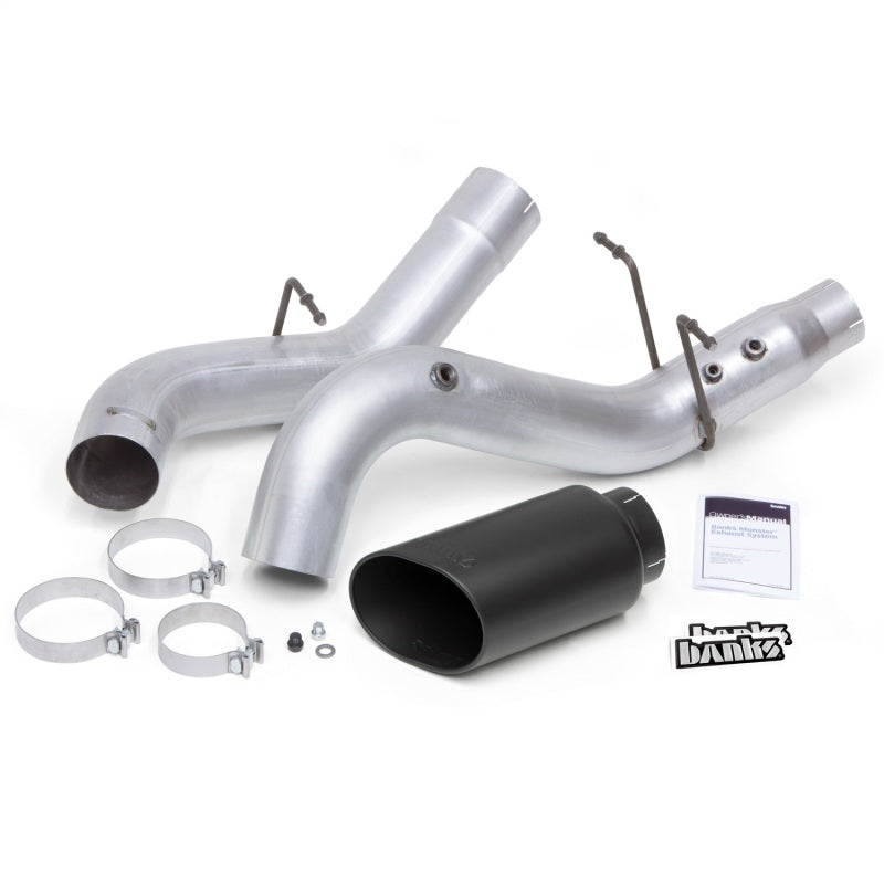 Load image into Gallery viewer, Banks Power 17-19 Chevy Duramax L5P 2500/3500 Monster Exhaust System w/ Black Tip
