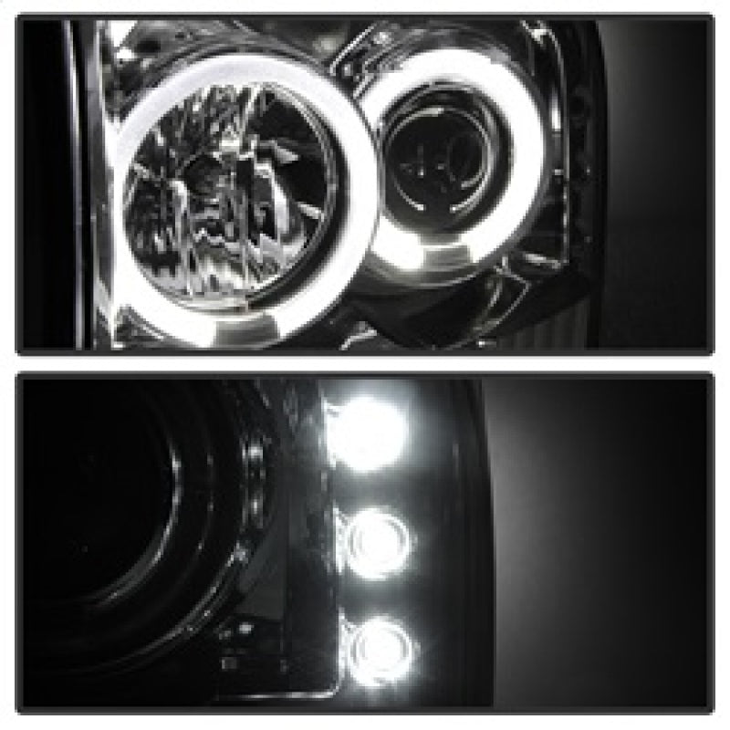 Load image into Gallery viewer, Spyder Ford F250 Super Duty 99-04 Projector Version 2 LED Halo LED Chrm PRO-YD-FF25099-1P-G2-C
