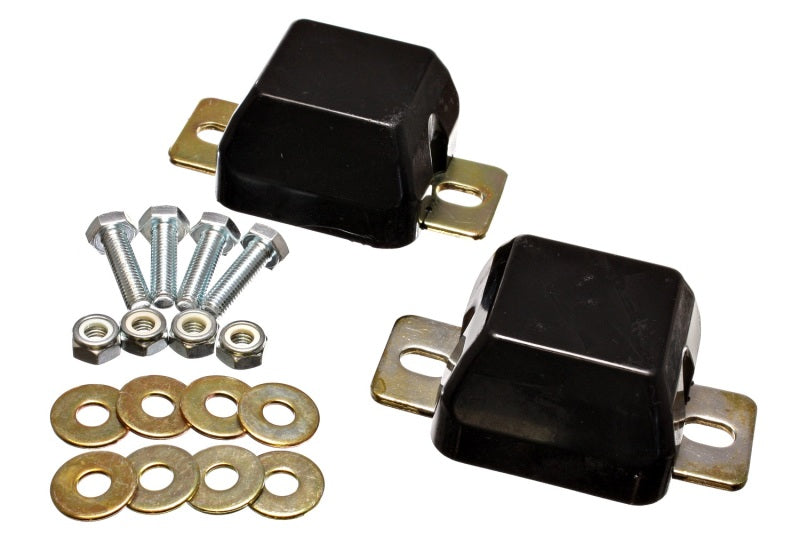 Load image into Gallery viewer, Energy Suspension 00-04 Ford Excursion / 99-04 F-250 Super Duty 4WD Black Front Axle Bump Stop Set
