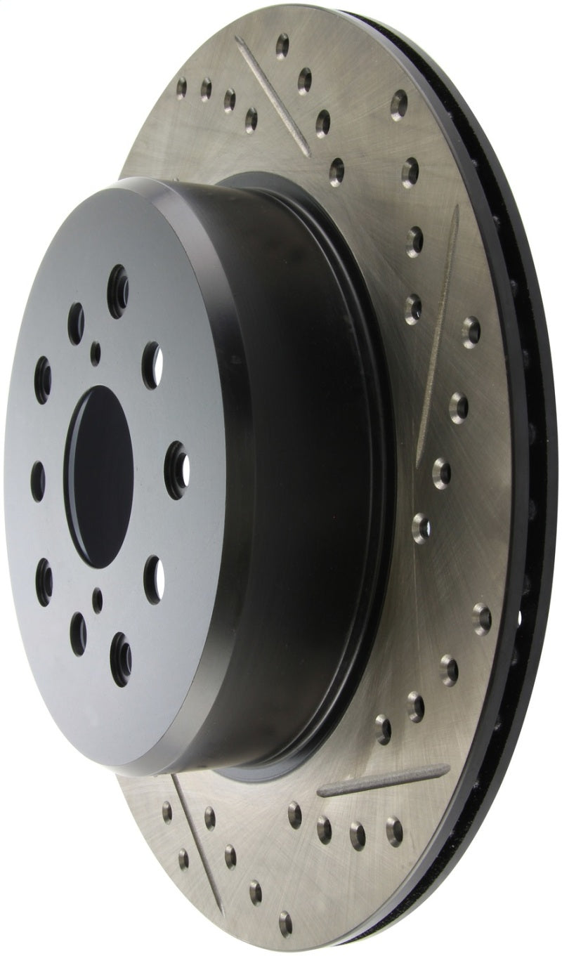 Load image into Gallery viewer, StopTech 5/93-98 Toyota Supra Left Rear Slotted &amp; Drilled Rotor
