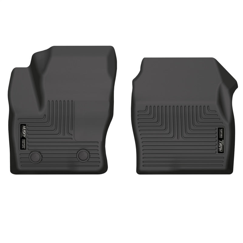 Load image into Gallery viewer, Husky Liners 20-22 Ford Transit Connect WeatherBeater Black Front Floor Liners
