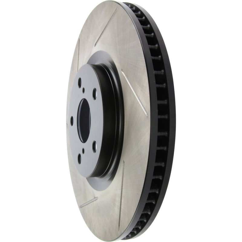 Load image into Gallery viewer, StopTech Power Slot 5/93-98 Supra Turbo Front Right SportStop Slotted Rotor
