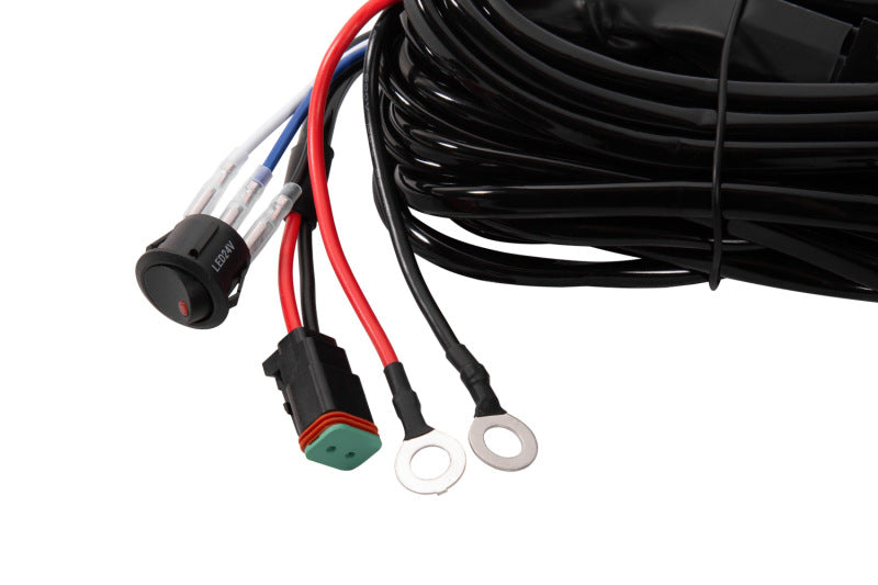 Load image into Gallery viewer, Diode Dynamics Heavy Duty (Single) Output Light Bar Wiring Harness
