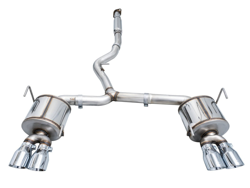 Load image into Gallery viewer, AWE Tuning 2022+ VB Subaru WRX Touring Edition Exhaust - Chrome Silver Tips
