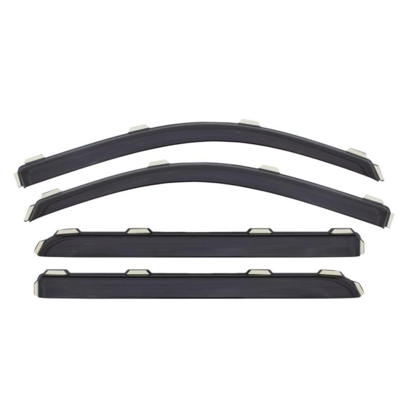 Load image into Gallery viewer, AVS 16-18 Toyota Prius Ventvisor In-Channel Front &amp; Rear Window Deflectors 4pc - Smoke
