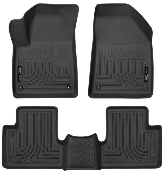 Husky Liners 2015 Jeep Cherokee WeatherBeater Combo Black Floor Liners