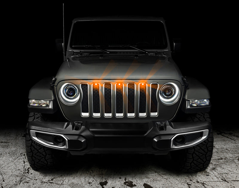 Load image into Gallery viewer, Oracle Pre-Runner Style LED Grille Kit for Jeep Wrangler JL - Amber

