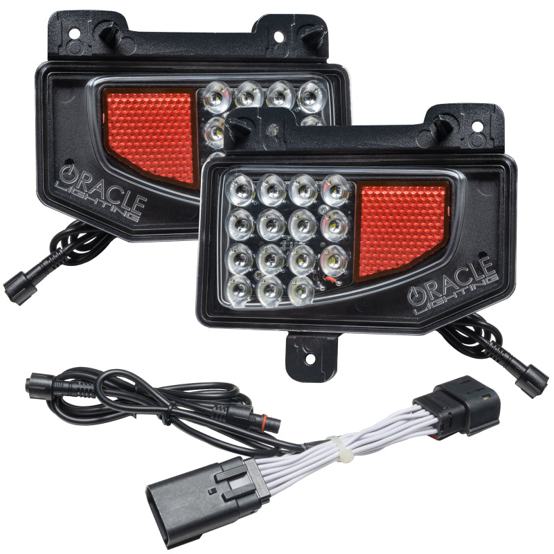 Load image into Gallery viewer, Oracle Rear Bumper LED Reverse Lights for Jeep Gladiator JT w/ Plug &amp; Play Harness - 6000K
