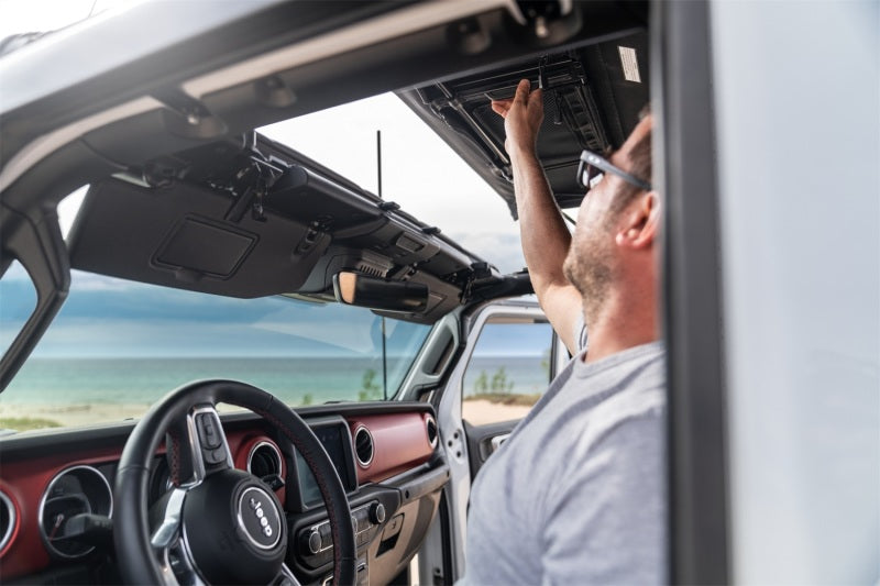 Load image into Gallery viewer, Rugged Ridge 20-22 Jeep Gladiator JT Voyager Fastback Soft Top - Black Diamond
