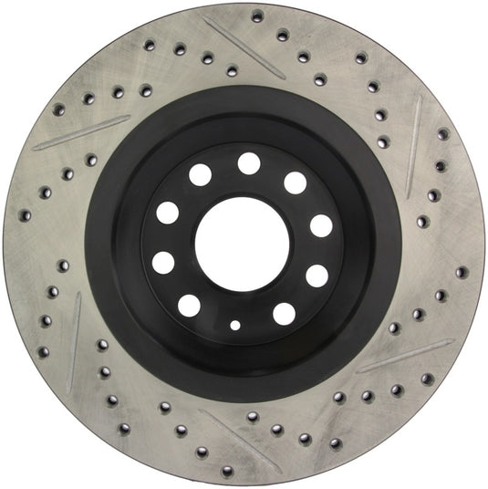 StopTech 09 VW Passat CC / 06-09 Passat Slotted & Drilled Right Rear Rotor