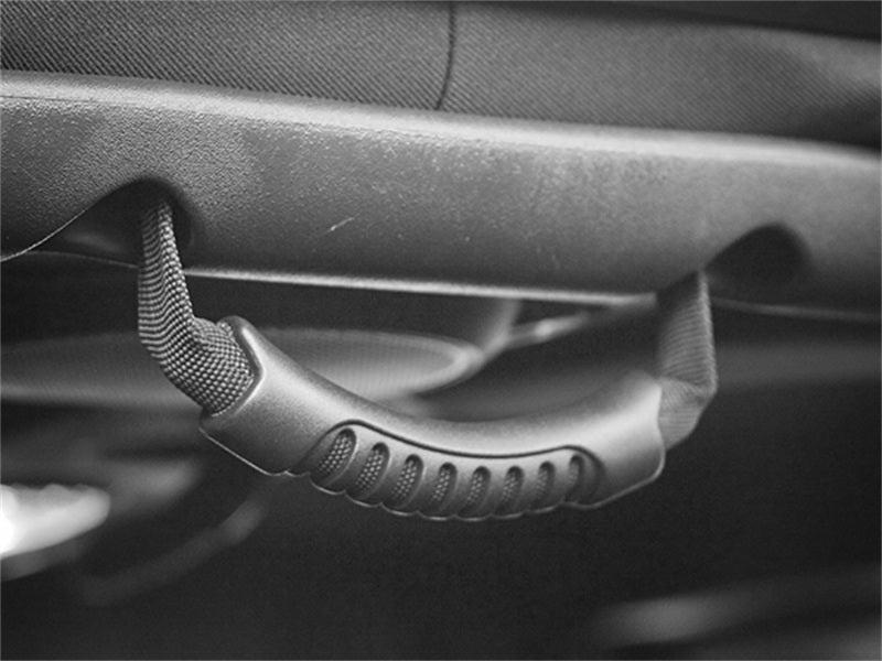 Load image into Gallery viewer, Rugged Ridge Rear Side Grab Handles Black 07-18 Jeep Wrangler Unlimited JK
