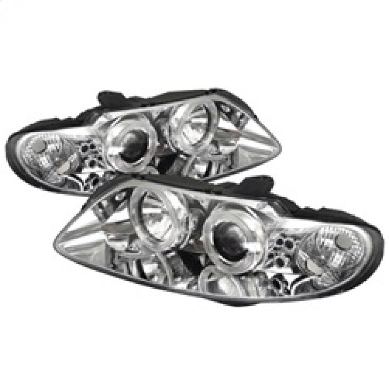 Load image into Gallery viewer, Spyder Pontiac GTO 04-06 Projector Headlights LED Halo LED Chrome High H1 Low H1 PRO-YD-PGTO04-HL-C
