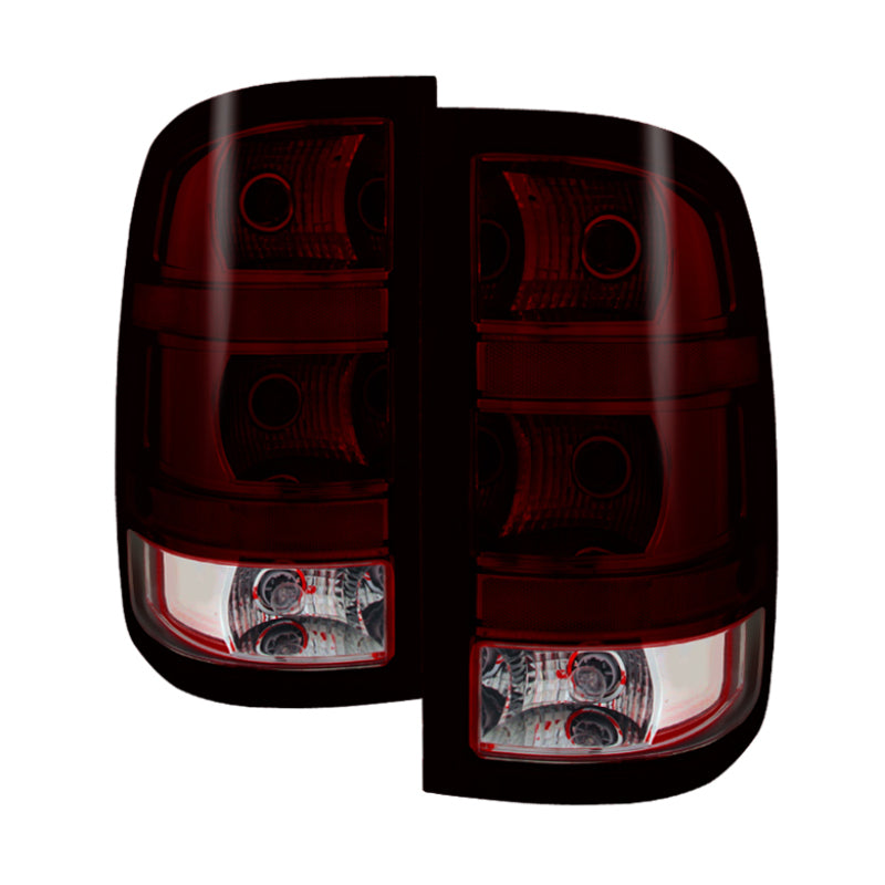 Load image into Gallery viewer, Xtune GMC Sierra 2007-2013 OEM Style Tail Light Red Smoked ALT-JH-GS07-OE-RSM
