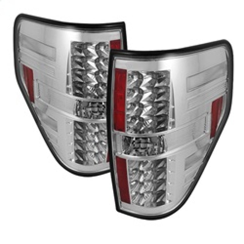 Load image into Gallery viewer, Spyder Ford F150 09-14 LED Tail Lights Chrome ALT-YD-FF15009-LED-C
